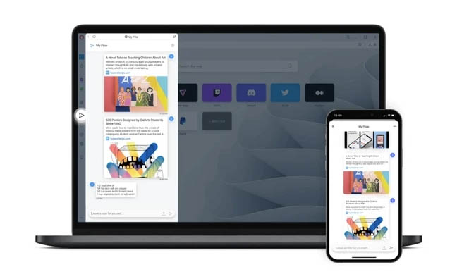 My Flaw là tính năng đồng bộ tiện lợi trên trình duyệt web Opera