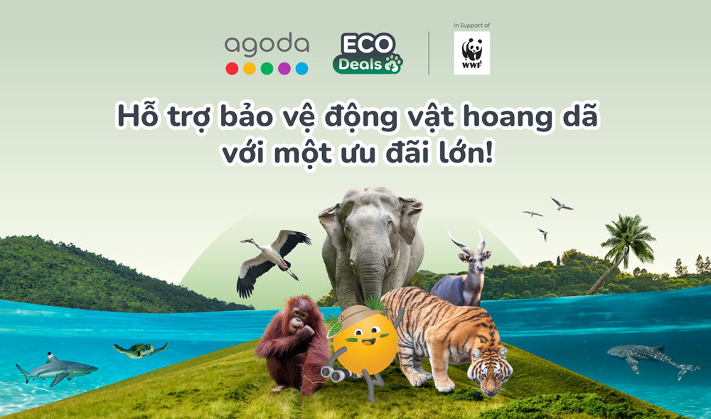 Agoda mở rộng chương trình Ưu đãi Sinh thái