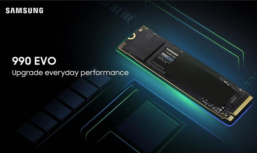Samsung ra mắt ổ SSD 990 EVO mới với tốc độ đọc 5000MB/S