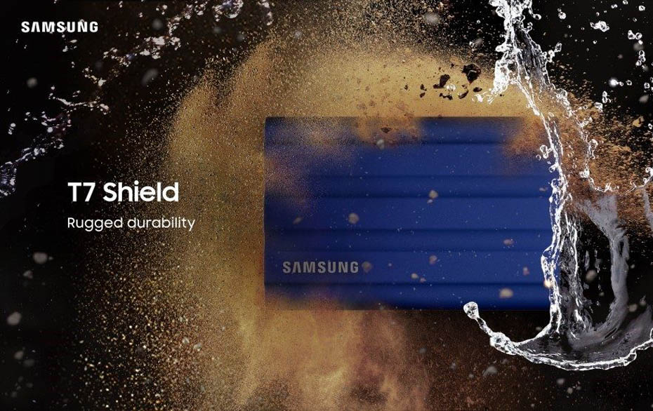Samsung SSD T7 Shield - ổ cứng di động cho chuyên gia sáng tạo