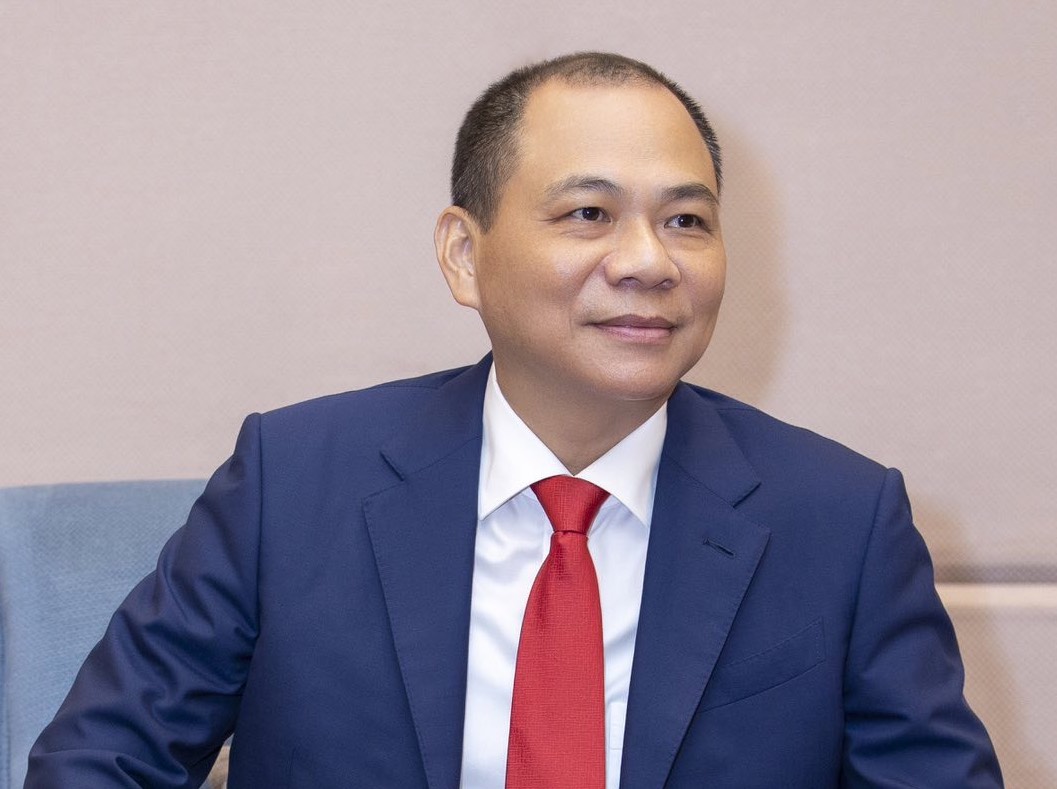 ông Phạm Nhật Vượng là Chủ tịch HĐQT hãng xe điện VinFast.