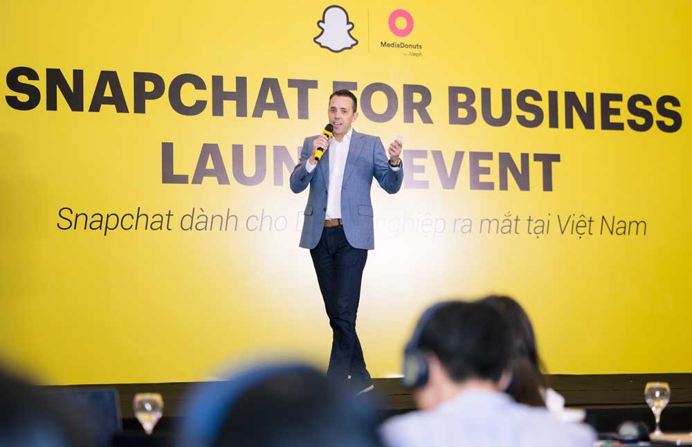 Ra mắt Snapchat for Business - công cụ kết nối thương hiệu Việt với thế giới