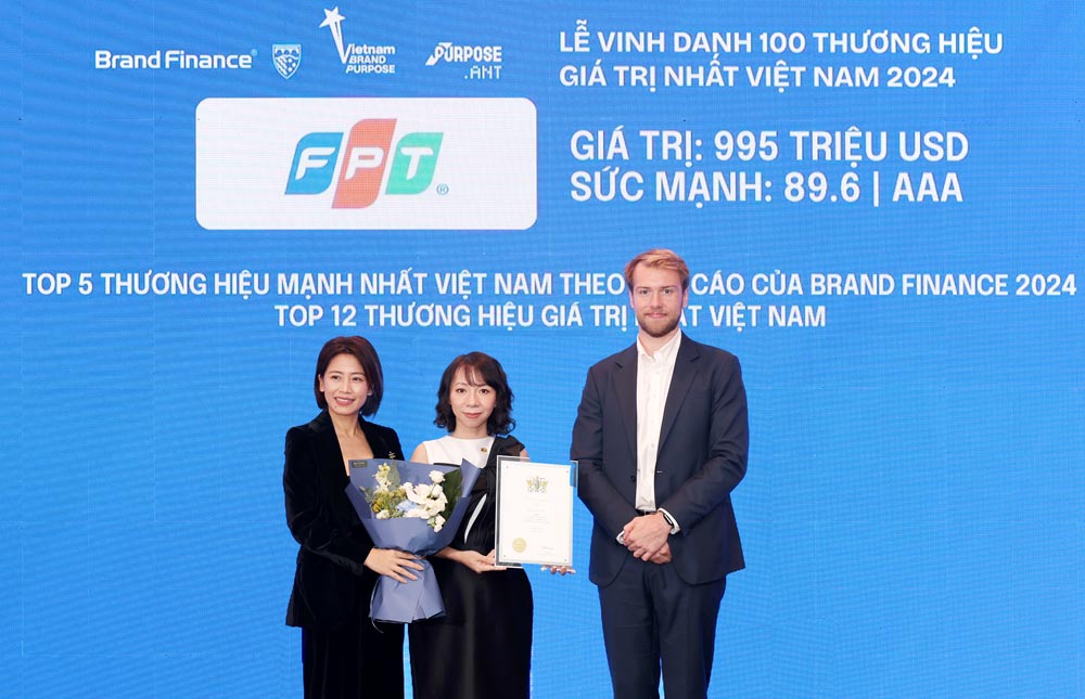 FPT trong Top 10 công ty tăng giá trị thương hiệu nhanh nhất Việt Nam