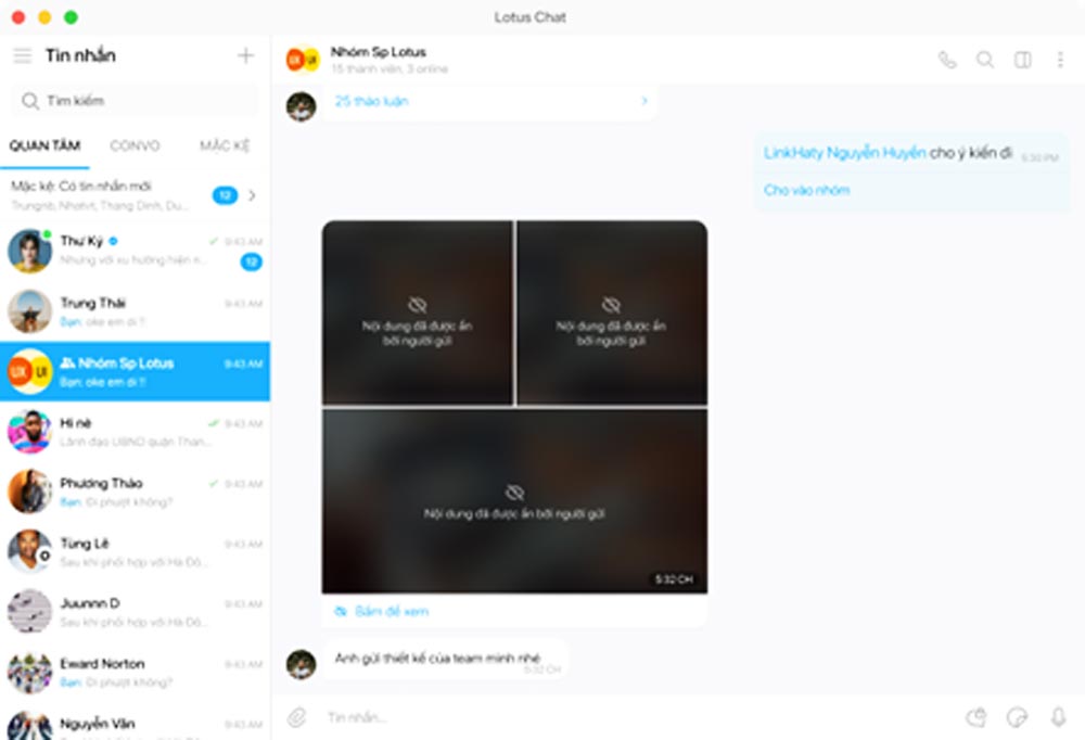 Ra mắt Lotus Chat - app chat "made in Vietnam" tối ưu cho công việc