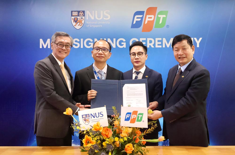 FPT và NUS Computing hợp tác phát triển nguồn nhân lực AI