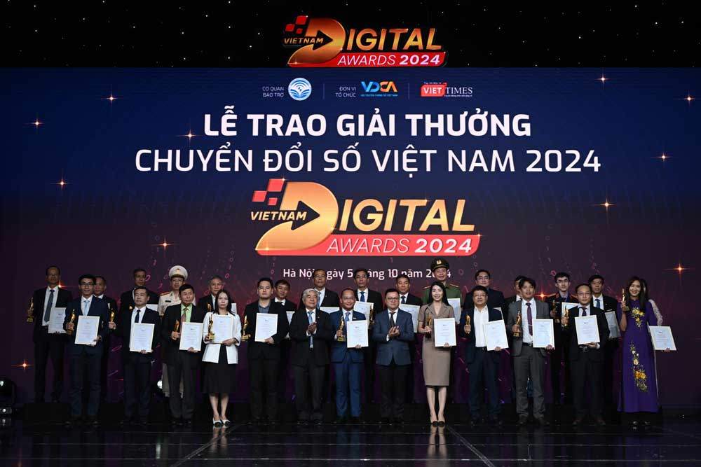 Vietnam Digital Awards 2024 vinh danh 45 đơn vị, sản phẩm và giải pháp