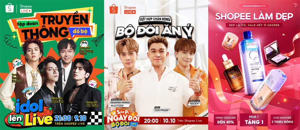 Shopee tung nhiều ưu đãi hấp dẫn tại “10.10 Đại Tiệc Thương Hiệu”