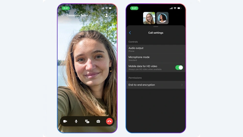 Facebook Messenger hỗ trợ gọi video chất lượng cao