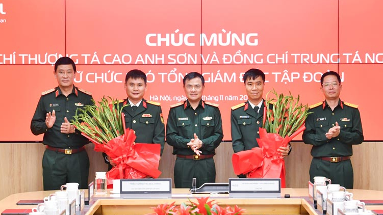 Bộ Quốc phòng bổ nhiệm 2 Phó Tổng Giám đốc Tập đoàn Viettel