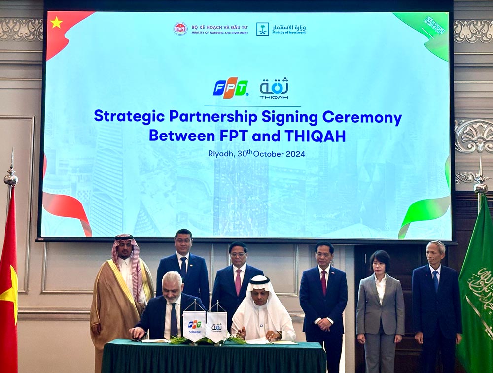 FPT hợp tác với THIQAH nhằm thúc đẩy chuyển đổi số ở Saudi Arabia