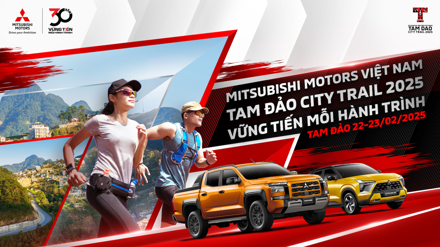 Mitsubishi Motors Việt Nam tổ chức giải chạy Tam Đảo City Trail 2025