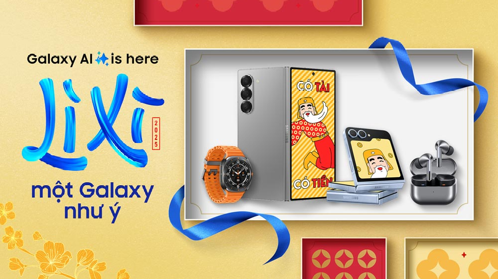 Samsung đề cử các món quà công nghệ để người dùng "lì xì" Xuân mới