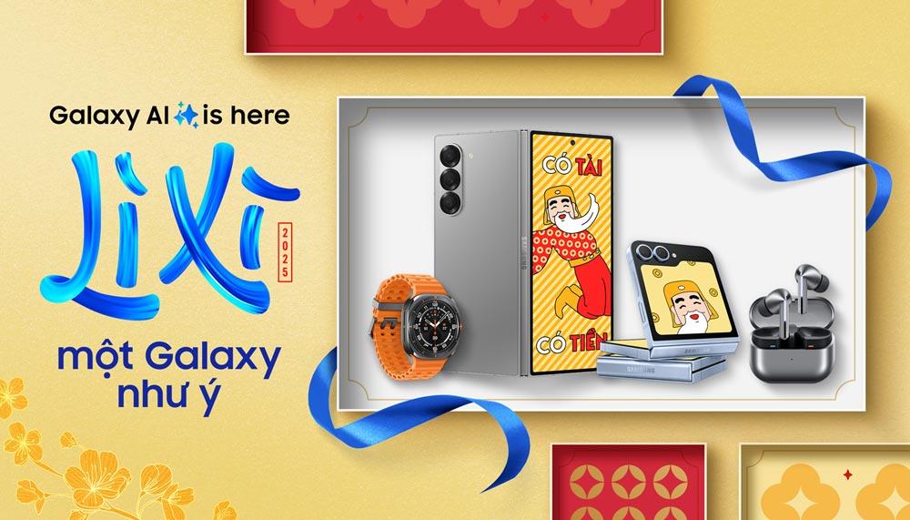 Samsung đề cử các món quà công nghệ để người dùng "lì xì" Xuân mới