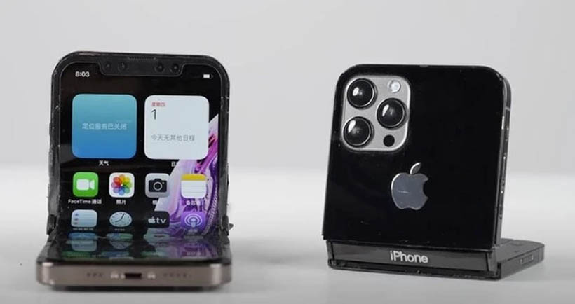 phát triển iPhone màn hình gập