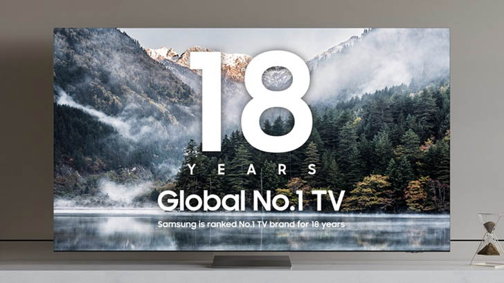 Samsung vững vàng ngôi vương trên thị trường TV toàn cầu