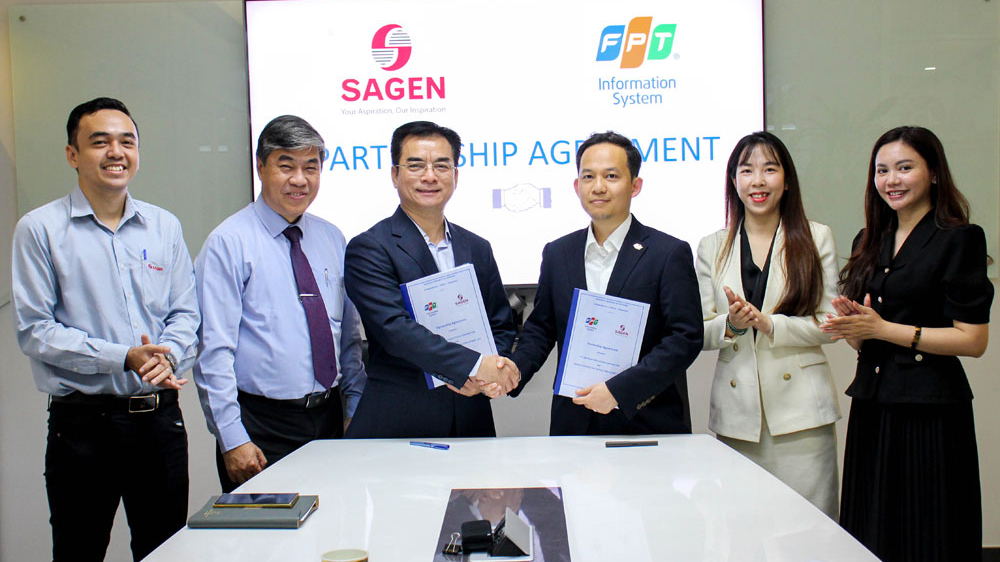 Sagen hợp tác cùng FPT IS thúc đẩy chuyển đổi xanh trong xây dựng