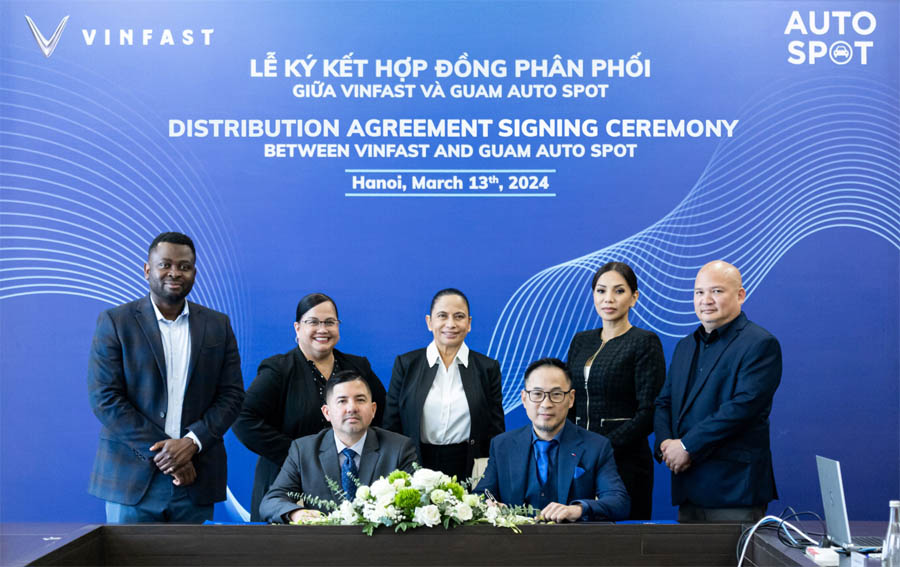 VinFast ký kết thỏa thuận phân phối xe điện tại Micronesia
