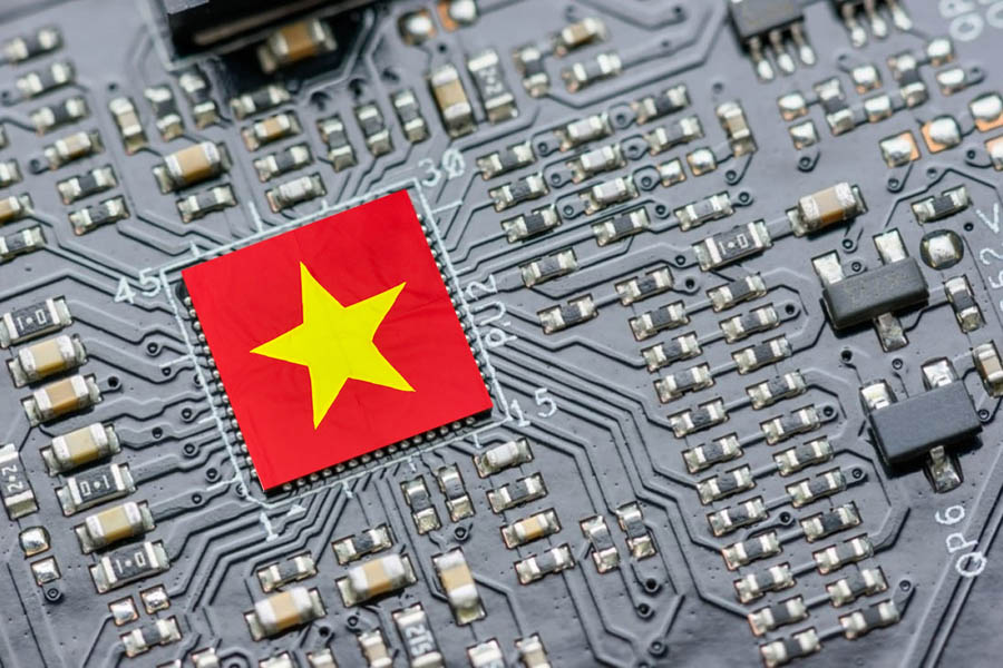 sản xuất chip bán dẫn