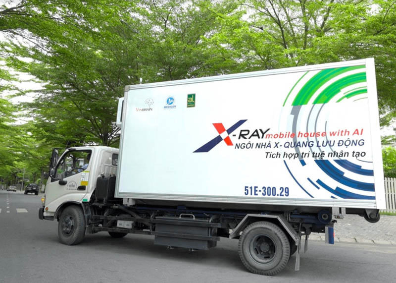 DrAid™ Lao Phổi tích hợp trên xe chụp X-quang lưu động
