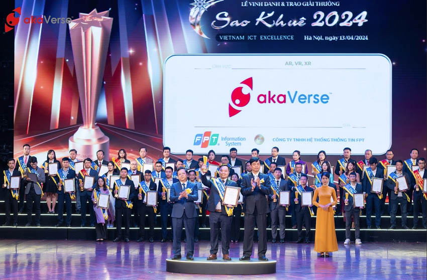 akaVerse là giải pháp thực tế ảo duy nhất giành Giải thưởng Sao Khuê 2024