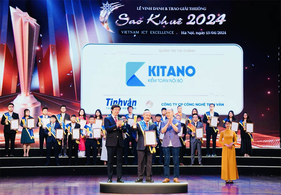 Phần mềm kiểm toán nội bộ đầu tiên của Việt Nam nhận giải thưởng Sao Khuê 2024