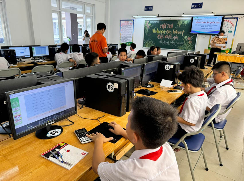 Hơn 100.000 học sinh tham gia tranh tài vòng Quốc gia Violympic năm học 2023 - 2024