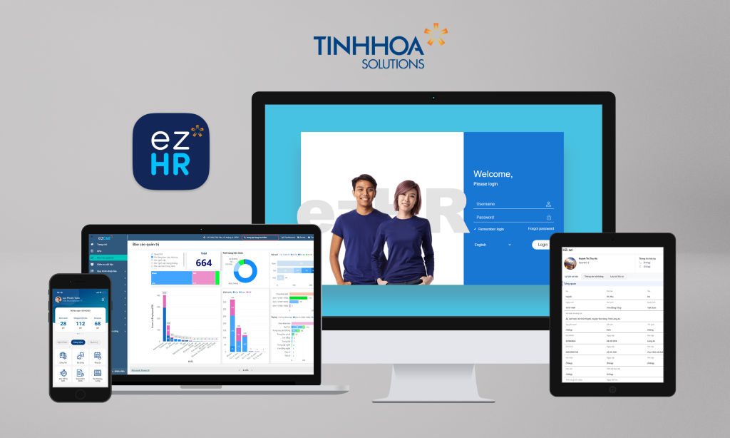 Phần mềm quản trị nhân sự ezHR đa nền tảng