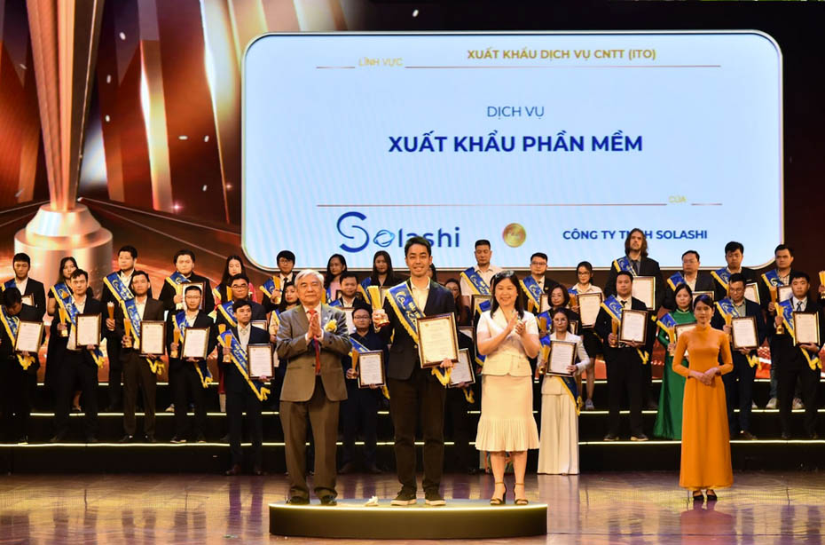 Solashi vinh dự nhận giải thưởng Sao Khuê 2024 về “Dịch vụ Xuất khẩu CNTT”