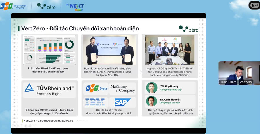 VertZéro - Giải pháp Made by FPT IS tạo cú hích trong chuyển đổi xanh