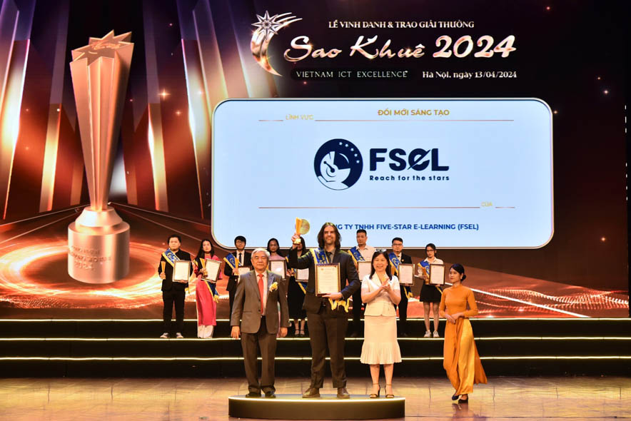 FSEL tự hào nhận giải thưởng "thúc đẩy đổi mới sáng tạo" - Sao Khuê 2024
