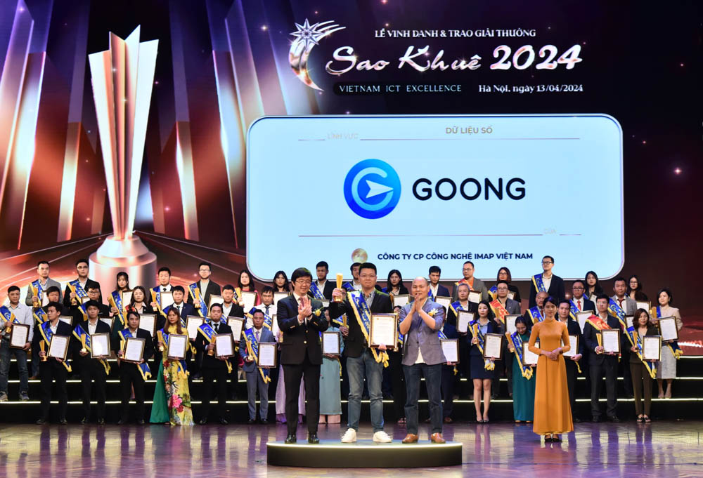 Goong Map được đạt giải thưởng Sao Khuê 2024 ngay năm đầu tham dự