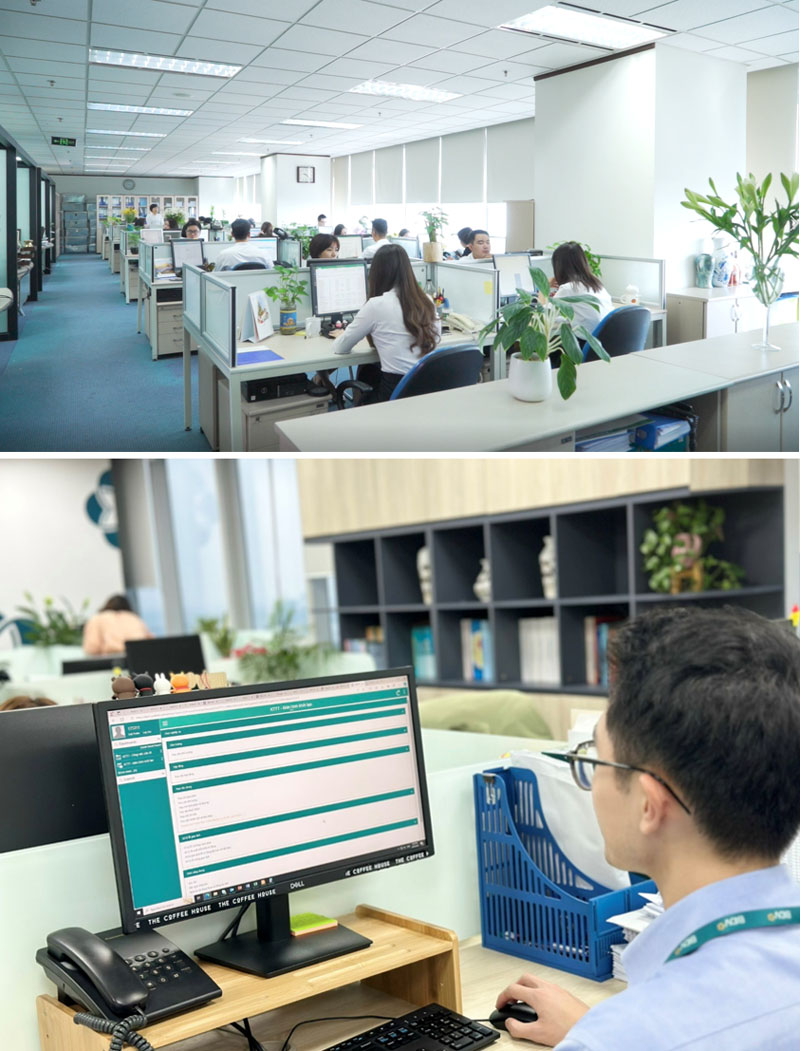 Một số hình ảnh cán bộ BIDV sử dụng giải pháp