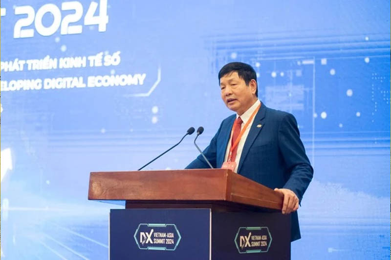 Ông Trương Gia Bình - Chủ tịch Hội đồng sáng lập Vinasa - Chủ tịch HĐQT Tập đoàn FPT phát biểu khai mạc sự kiện