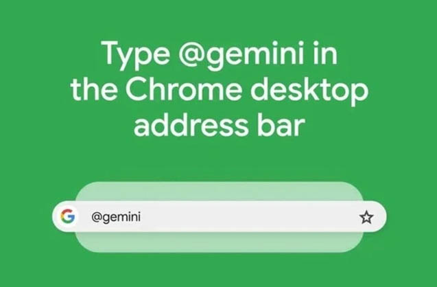 Google Chrome đã có phím tắt giúp truy cập Gemini AI