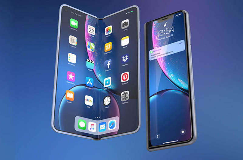 iPhone gập có thể mang thiết kế độc đáo