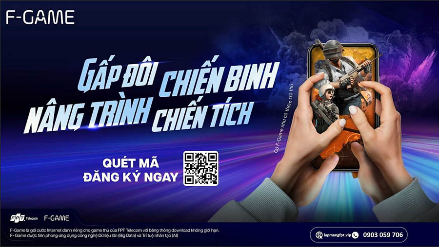 FPT Telecom ra mắt gói F-Game dành riêng cho game thủ