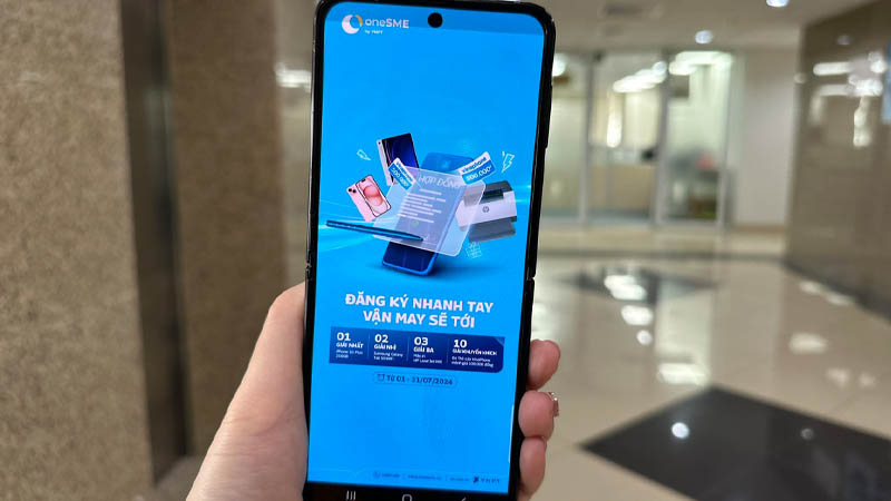 VNPT tặng iPhone15 cho khách hàng đăng ký dịch vụ qua oneSME