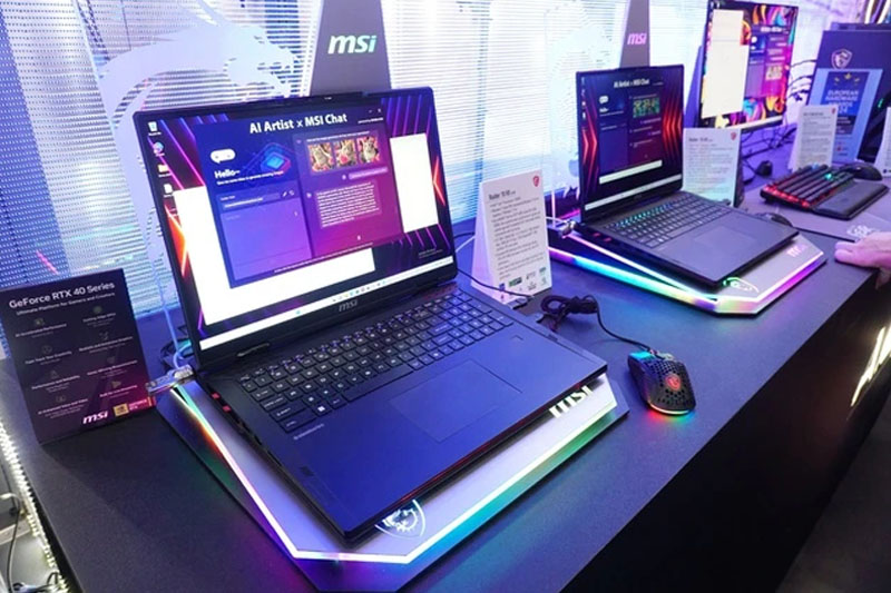 MSI giới thiệu loạt mẫu laptop thế hệ mới đạt chuẩn AI+ tại sự kiện Computex 2024