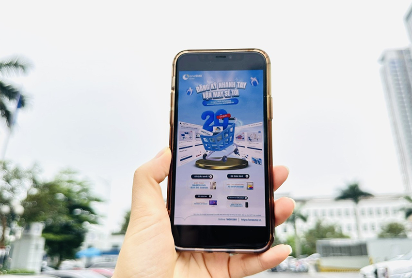 VNPT ưu đãi đặc biệt, tri ân khách hàng mua sản phẩm số trên oneSME.vn