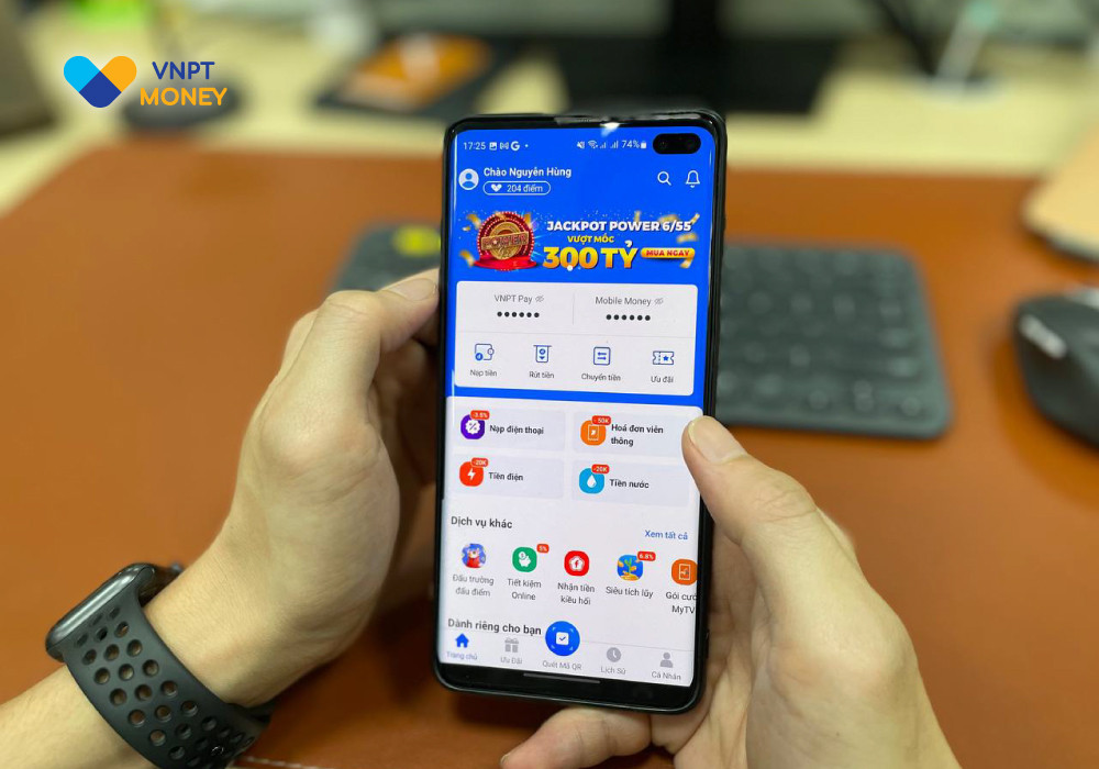 Mua vé Vietlott thuận tiện trên ứng dụng VNPT Money