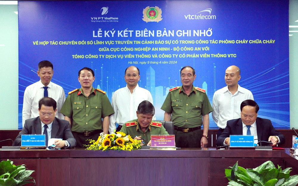 VNPT VinaPhone ký kết hợp tác chuyển đổi số lĩnh vực PCCC