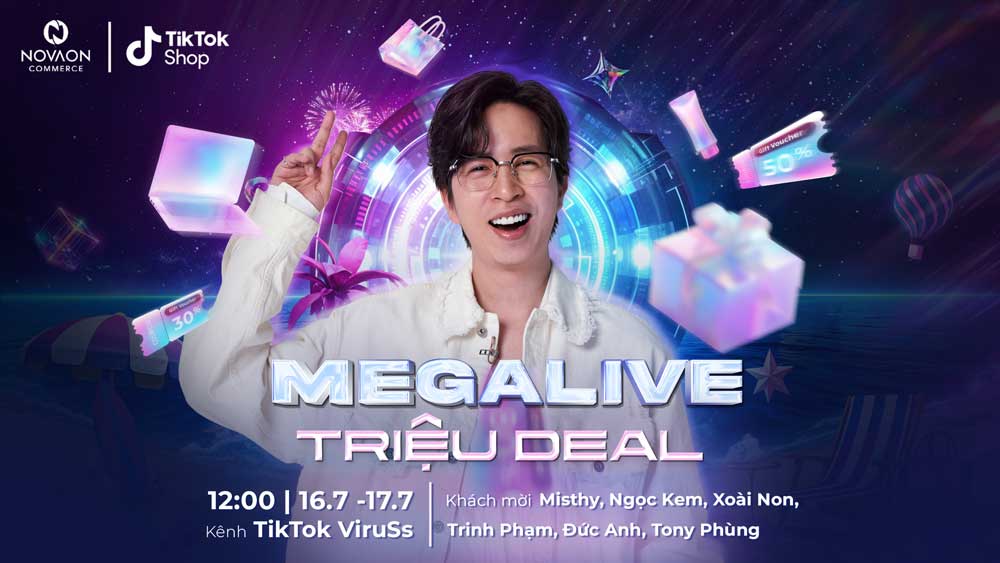 24h MegaLive Triệu Deal: Trải nghiệm mua sắm mới cùng "trường quay ảo"