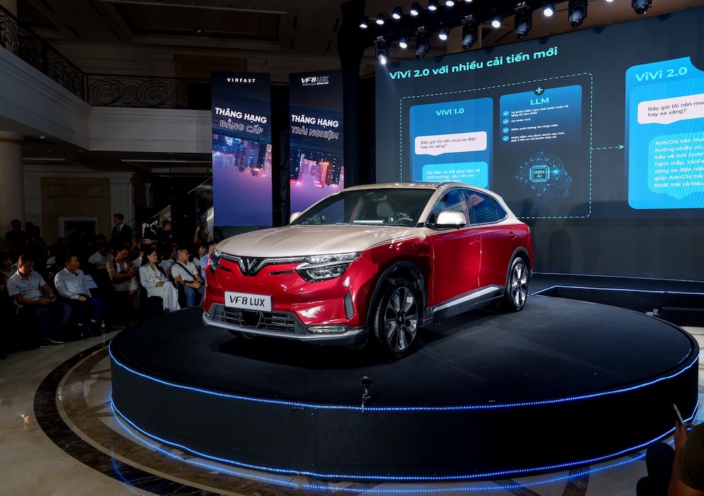 Xe điện VinFast VF 8 có bản nâng cấp mới
