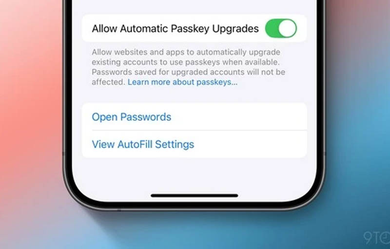 Automatic Passkey Upgrades