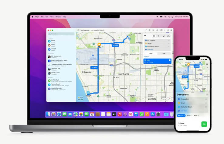 Apple Maps chính thức có mặt trên web