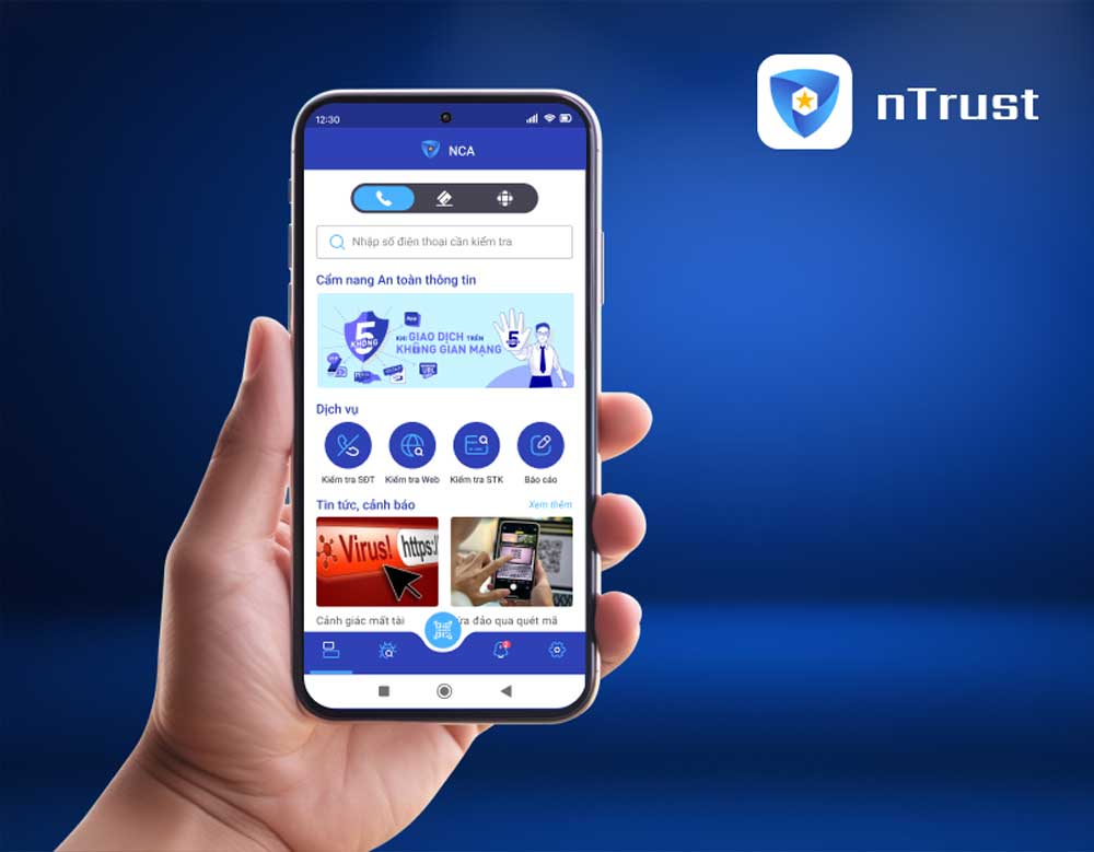 Phần mềm phòng chống lừa đảo nTrust chính thức ra mắt