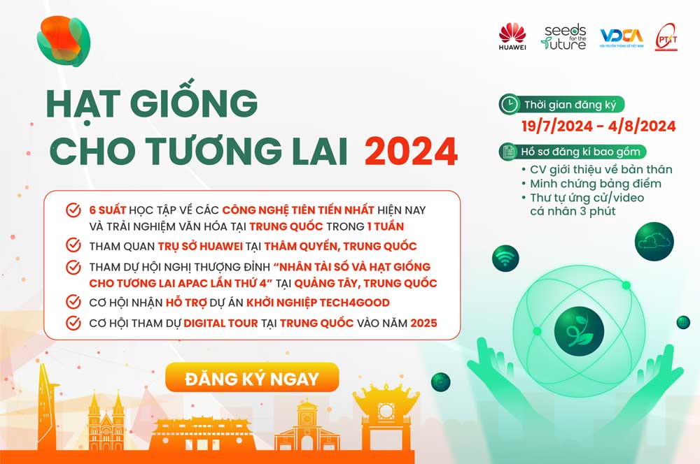 "Hạt giống cho Tương lai 2024" khởi động với nhiều giải thưởng hấp dẫn