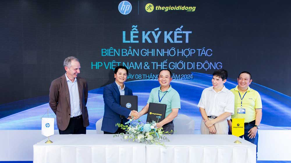 HP Việt Nam hợp tác với Thế Giới Di Động, phát triển ngành bán lẻ