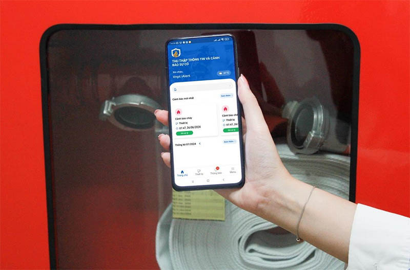 Ứng dụng công nghệ IoT trong phòng cháy chữa cháy