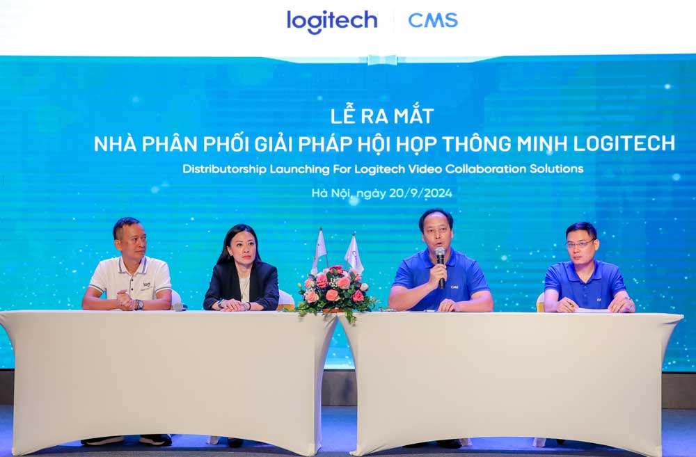 CMS hợp tác cùng Logitech cung cấp giải pháp hội họp thông minh cho doanh nghiệp